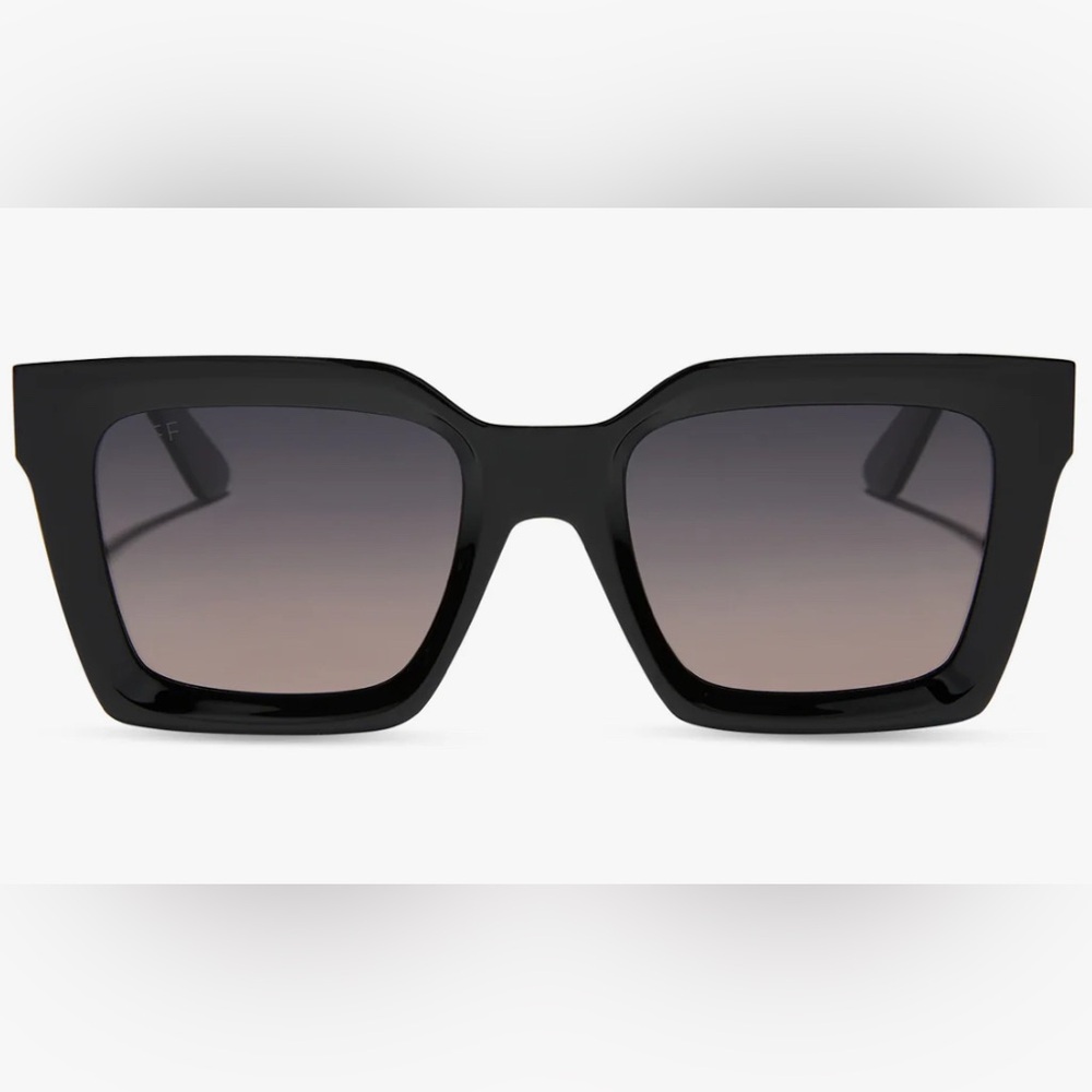 Brand New Stylish Black Square sunglasses- Diff Madi Nelson